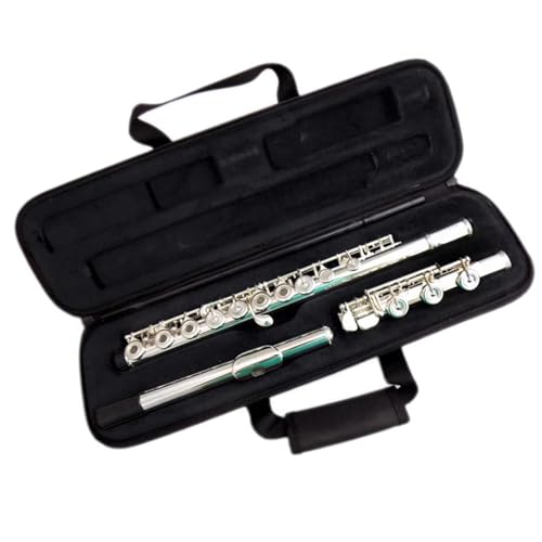 Flauta Travesera Instrumento Flauta B De 17 Agujeros Abiertos, Instrumentos De Flautas De Cuproníquel, Llave Francesa, Almohadillas Italianas Con Estuche