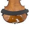 2x Violin Shoulder Rest for 4/4 3/4 Collapsible Adjustable Feet Elastic sponge pad Violin Parts Accessories Black