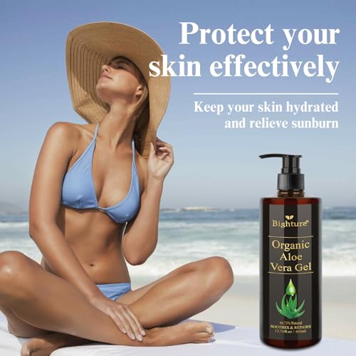 Aloe-Vera-Gel-for-Sunburn-Relief-Organic-Aloe-Vera-Gel-for-Moisturizer-Skin-9975-Aloe-Vera-Gel-for-Nourishing-Hair-Aloe-Vera-for-Burn-After-shave-Before-makeup-137-Fl-Oz