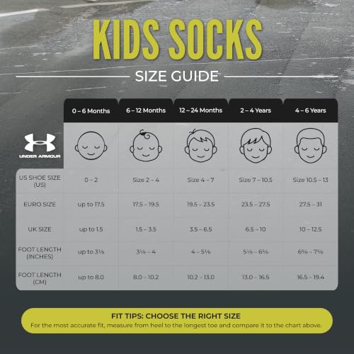 Image of Under Armour boys Multi Pack Quarter Sock