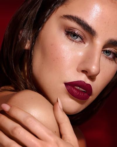 Image of MAKI YIKA 2Pc Matte Liquid Lipstick Set Burgundy Nude Lipsticks LongLasting