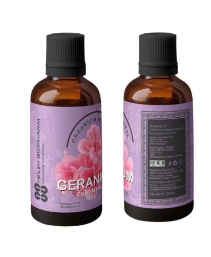 Image of Heilen Biopharm Heilen Biopharm Geranium Essential Oil, Pelargonium Graveolens, 100 g