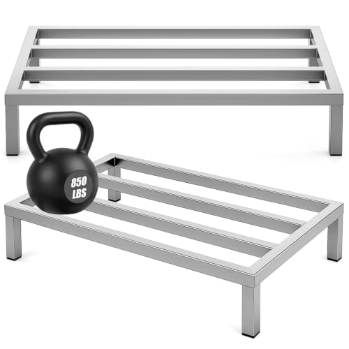 Image of MorningRo 2 Pack Dunnage Rack 36 inch Long x 14 inch Wide, 7.9 inch Height