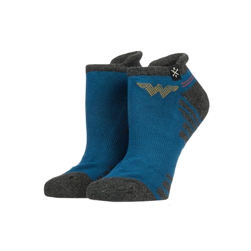 Heroes & Villains Wonder Woman Fight For Peace Women's 3-Pair Athletic Tabbed Knit Ankle Socks3