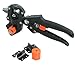 eoocvt Garden Fruit Tree Professional Prune Shear Snip Grafting Cutting Tool with 2 Extra Blades, a Phillips Screwdriver and a Wrench - Tree Grafting Kit