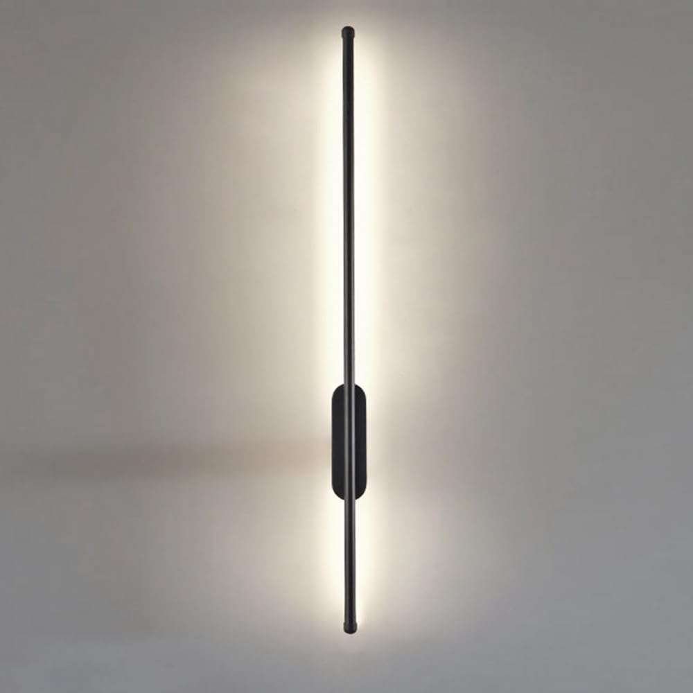 JYBNBBE Wall Sconces for Bedroom LED Linear Wall Light Long Tube Indoor for Bedside Bedroom Living Balcony Wall Mounted Lamp,3 Color Mode-60cm