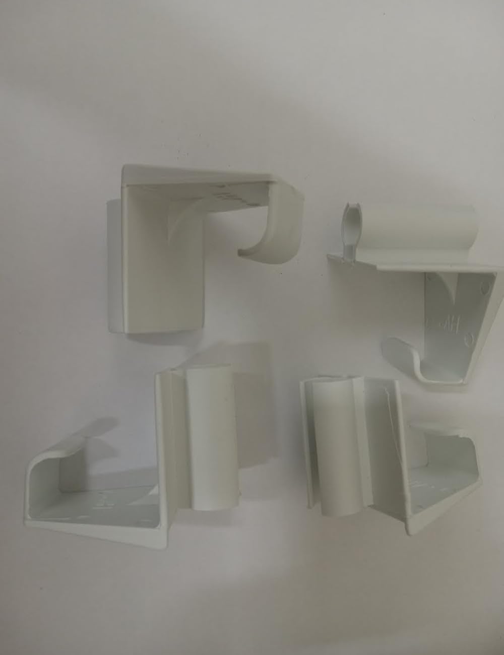 ABA Chief Store HV Shutter Holdback Clips for Accordion Shutters 4 Pieces (White)