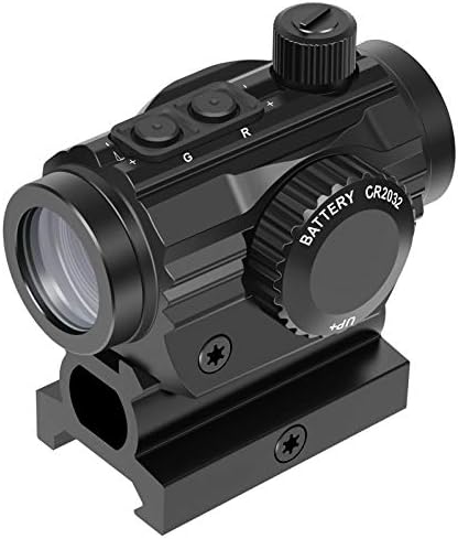 Feyachi Red & Green Dot Sight RDS-36 1x22mm 5 MOA Micro red & Green dot Scope with 0.83" Riser Mount Rifle Sight