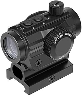 Feyachi Red & Green Dot Sight RDS-36 1x22mm 5 MOA Micro red & Green dot Scope with 0.83" Riser Mount Rifle Sight