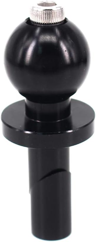 Barbaren 13-15mm Yoke Stem/Fork Stem Mount Base with 1 inch Ball For Motorcycle