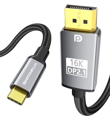 Câble USB C vers DisplayPort 2.1 pour transformer votre MacBook en cinéma 8K