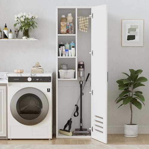 MSFE Putzschrank Besenschrank,Mehrzweckschrank Haushaltsschrank Praktische...