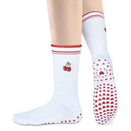 Image of Grip Non-slip Cute Pilates Socks for Yoga,Barre,Reformers US Shoe Sizes 5-11