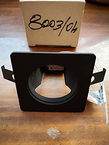 iguz Zini Laser 8003.004 techo empotrable cuadrado 50 W Negro halógena GU5.3 LED