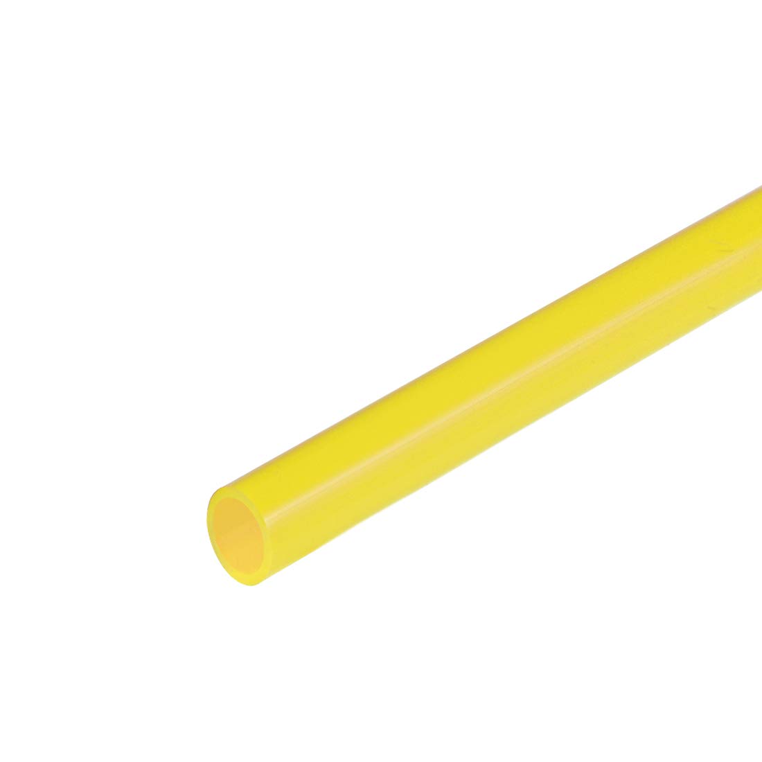 Tuyau en silicone flexible jaune idéal pour l'entretien d'aquarium et le drainage de fontaine