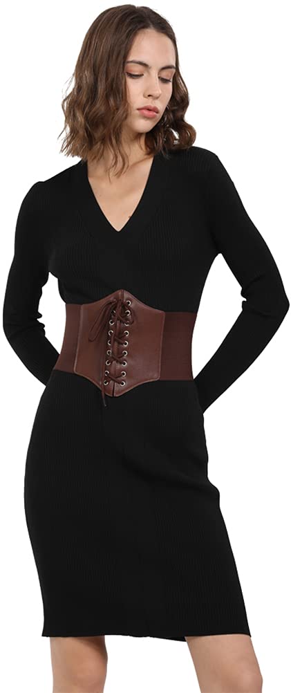 7171 Corsets Belt Tops Leather Vest Pirate Halloween Costume Lace Up Waist Corsets Belt Tops Leather Vest Pirate Halloween Costume  main image 4