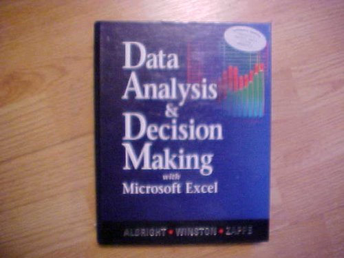 Data Analysis and Decision Making With Microsof... 0534389325 Book Cover