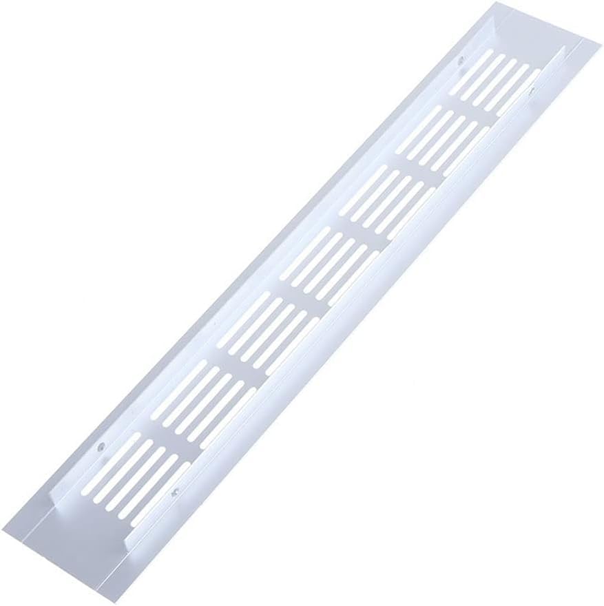 Grille de ventilation réglable en aluminium 80x300mm pour cuisine et bureau