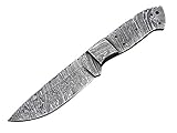 ColdLand |8.50' Hand Forged Damascus Steel Blank Blade with Bolster for Knife Making Supplies NB38