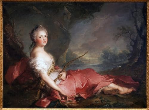 Famoso Cuadro de Jean Marc Nattier réplica artística de alta fidelidad 60x90cm
