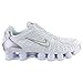 Price comparison product image Nike Nike Shox Tl, Men's Track & Field Shoes, Multicolour (White/White/Metallic Silver/Max Orange 000), 10.5 UK (45.5 EU)