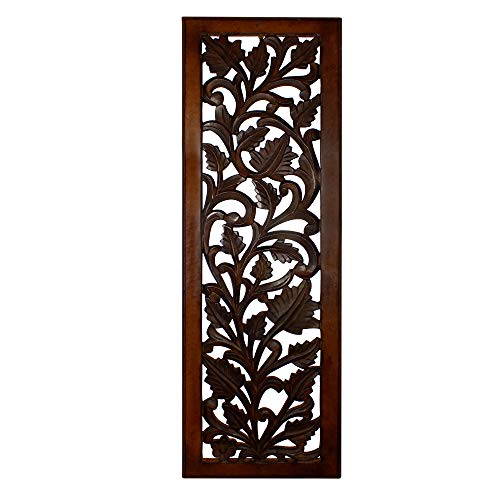 Benjara Mango Wood Wall Panel