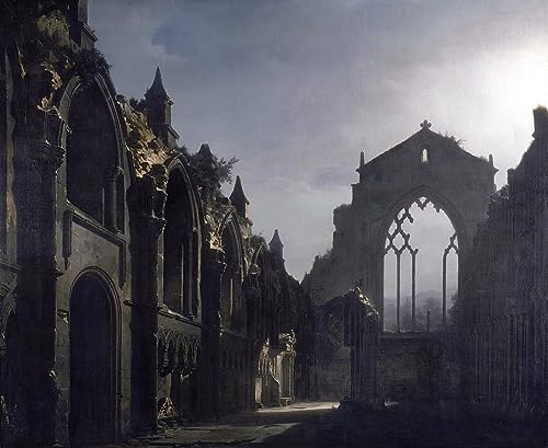 Toile les ruines de la chapelle de Holyrood de Daguerre pour la décoration de votre salon 60x90cm