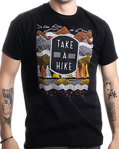 Ann Arbor T-shirt Co. Take a Hike | Outdoor Nature Hiking Camping Graphic Saying for Men Women...