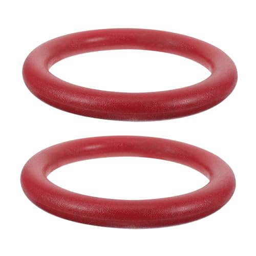 Anillas de Gimnasia 2pcs KICHOUSE Rojas para Ejercicio