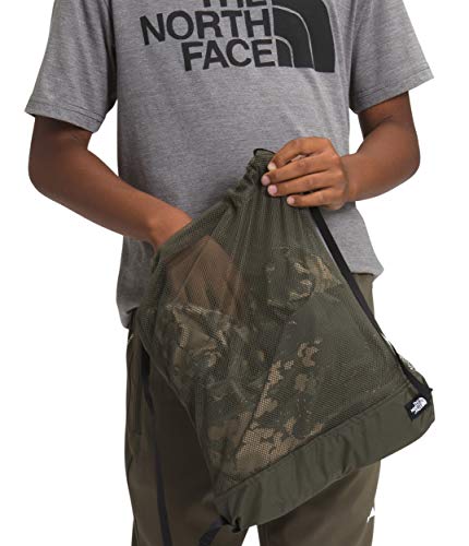 Image of THE NORTH FACE Packable Wind Jacket - Kids' New Taupe Green Tonal Cloud Camo Print, M