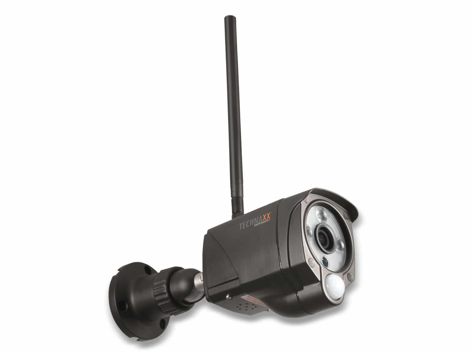 Technaxx TX-28 Set Telecamera Esterna Wireless Con Monitor LCD 7 Pollici, Visione Notturna PIR, Microfono, IP65, All-in-one, Supporto App - 4