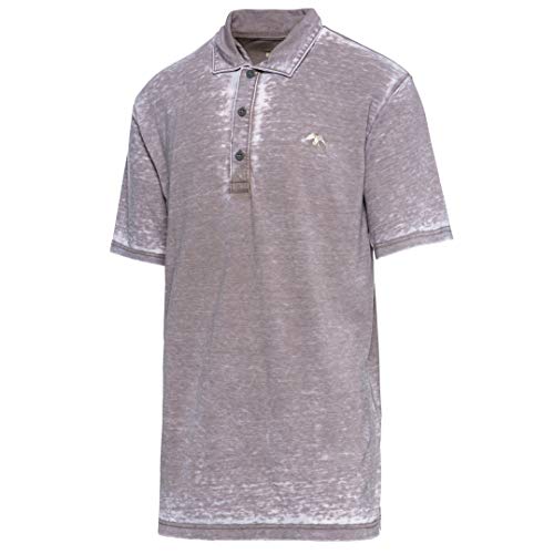 Duck and Buck Commander Otis Polo, Grey, Large