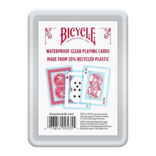 Cartas Bicycle Impermeables Juego 6 Mazos Rojo miniatura 3