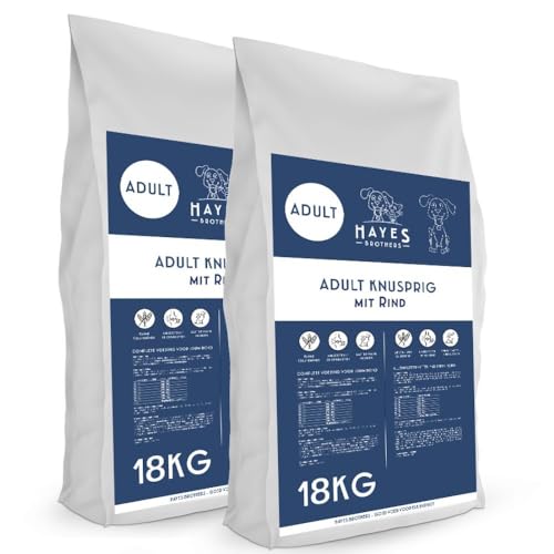 Hayes Brothers Standard Extrudiert 36KG - Extrudierte Hundefutter mit Rind