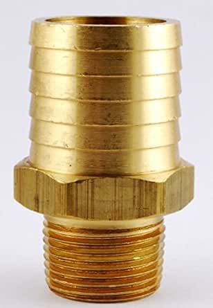 Ottone Tubo Barb Raccordo Gomito 5/16"x1/8 NPT Maschio Filettatura 2pz - Foto 7