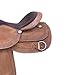 RESISTANCE Roughout Western Work Saddle for Training & Ranch Riding – Leather Horse Saddle with Fiber Glass Tree & Rawhide Wrap – 14