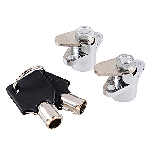 Combo Premium Astra Depot: Cerradura para Alforja Dura + Cubierta de Pestillo Compatible para Harley FLH FLT Touring 1993-2013 miniatura 4