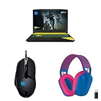 MSI Laptop (Intel i7 12th Gen/16GB RAM & SSD Storage/3060 Graphics)+Logitech G402 Gaming Mouse+Logitech G435 Gaming Headset – Blue
