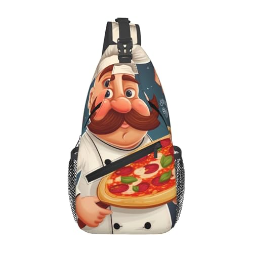 Mochila cruzada de pecho para hombre tipo sling miniatura 1