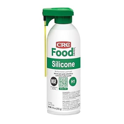 CRC Food Grade Silicone 03040 - 10 Wt. Oz., Multi-Purpose Silicone Lubricant for High Temperature Applications