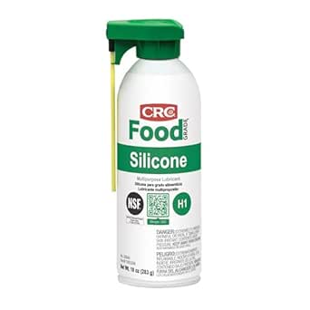 CRC Food Grade Silicone Lubricant, (Net Weight: 10 oz) 16oz Aerosol