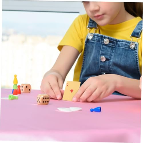 Supvox Miniatur Spielkarten Kinder Kleiner Pokerkarten Bruchfest Klein Kompakt Kleiner Kartenspiel Spielzeug Für Reisen Partys Puppenhaus Bastelprojekte – Bild 7