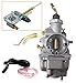 Carburetor Fit for 2003 2004 2005 kawasaki klx 125 klx125 Carb with Fuel Switch Valve Petcock Compatible with Suzuki DRZ125 DRZ125L DRZ 125L Carburetor