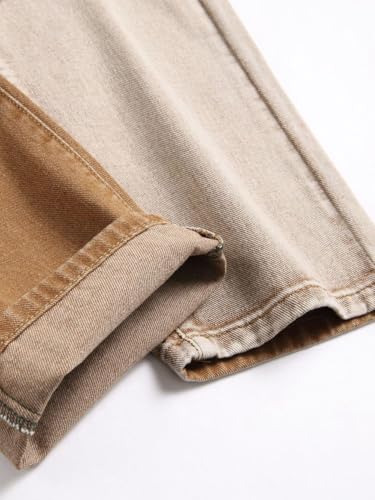 Mens Jeans Slim Fit Stretchy Straight Leg Grunge Light Wash Summer Skinny Ripped Jeans2