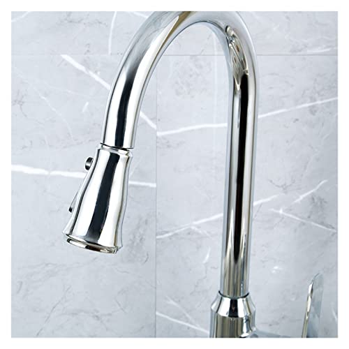 Robinet mitigeur cuisine extractible eau chaude froide pour évier lavage - 4