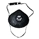 Oxyline 10x FFP3 X320 SV RD Atemschutzmaske Halbmaske Staubmaske Atemmaske Schutzmaske mit Ventil in Schwarz, wiederverwendbar