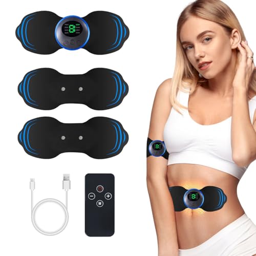 Wirelss TENS Machine for Pain Relief Nerve Muscle Stimulator for Pain Management with 8 Modes 19 Levels Mini Neck Massager Rechargeable TENS Unit for Back Neck Shoulder Knee Body