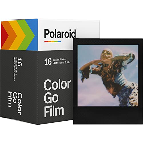 Película instantánea a color Polaroid Originals Go con marco negro para cámara Polaroid GO - 5 paquetes dobles con estuche (80 fotos) miniatura 2