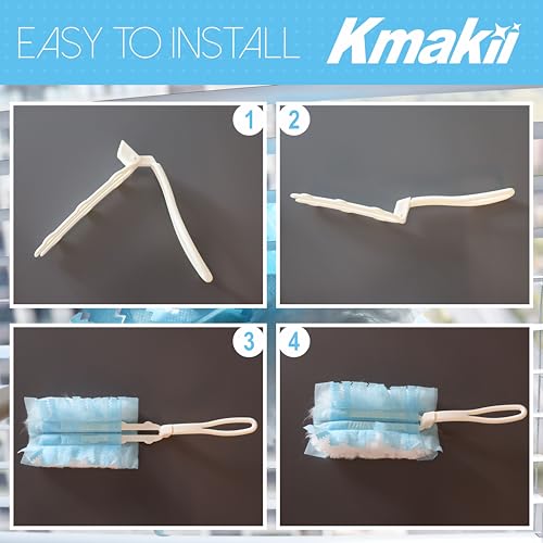 Image of KMKAII Heavy Duty Dusters Refill Disposable Blue Duster Refills Bulk Multi Surface Duster for Cleaning Furniture,Home,Office - 40Counts+2Handle