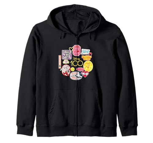 Mickey and Pals Happy Faces Disney 100 sweat zippé chaud contre le froid